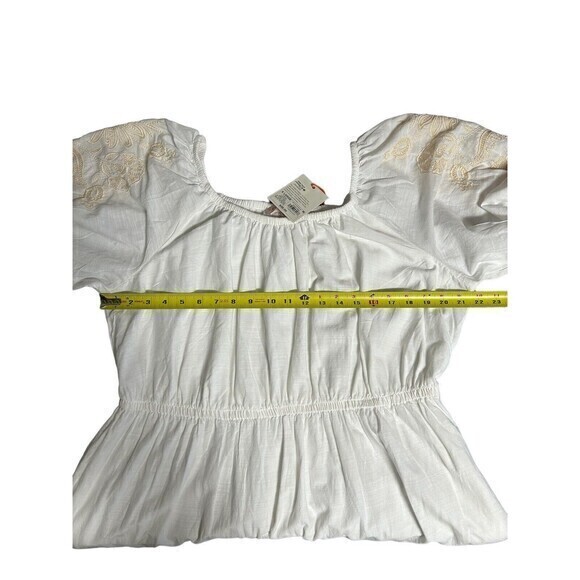 NEW Knox Rose Midi Dress Womens‎ size XL White Floral Embroidered Boho v… - Picture 6 of 7